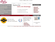 Tablet Screenshot of carelineinc.com